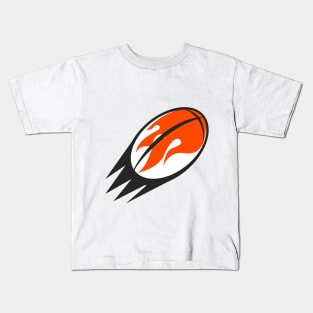 Fire Tennis Ball Kids T-Shirt